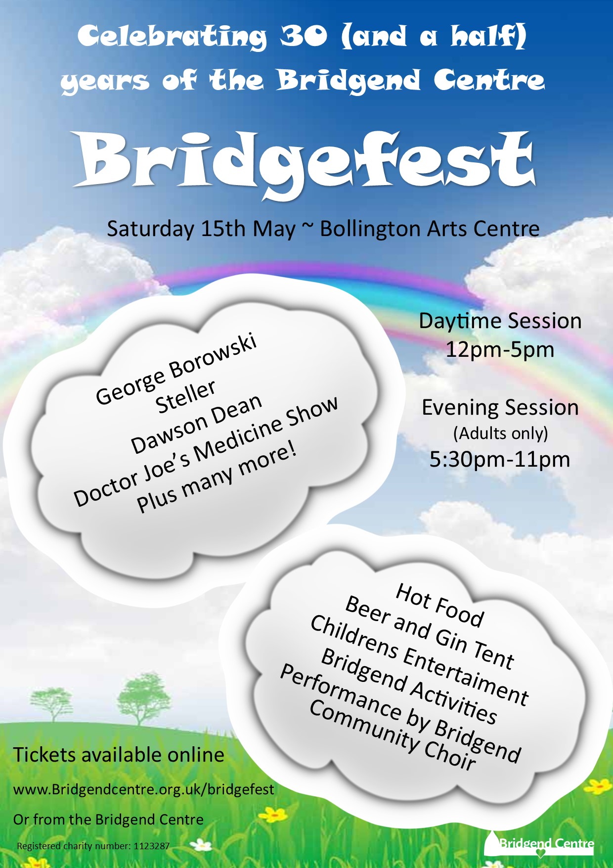 Bridgefest Saturday 14th May 2022 Bridgend Centre