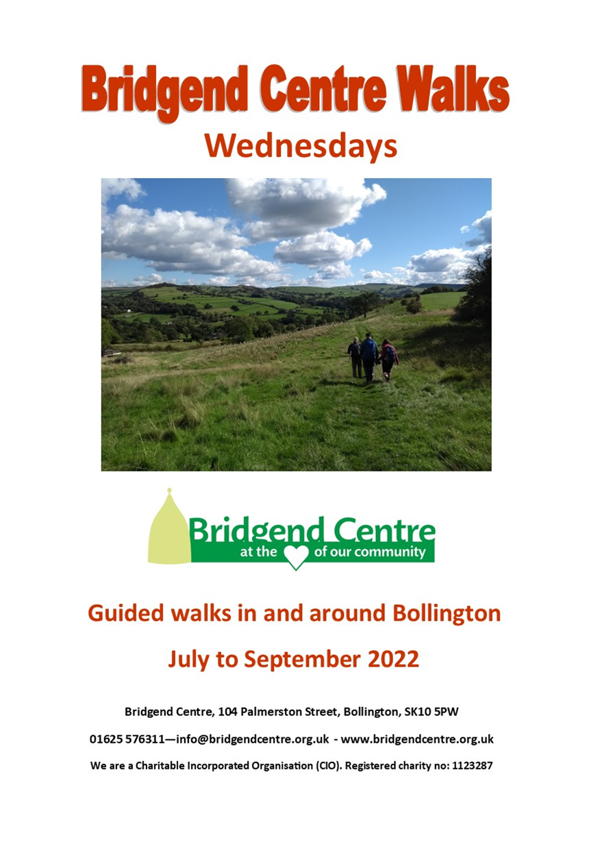 Bridgend Guided Wednesday walks July to September 2022