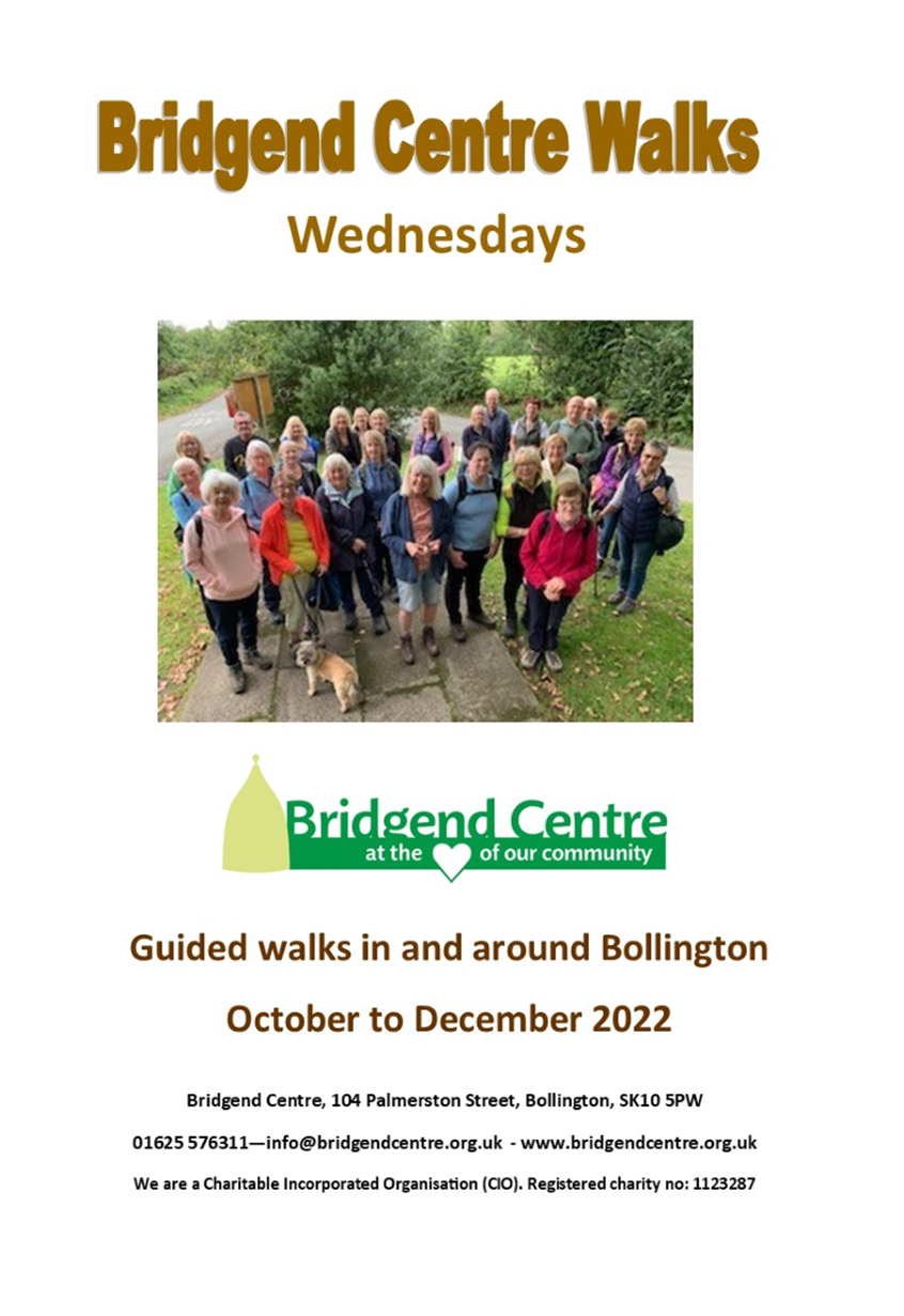 Bridgend Guided Walks – Wednesdays – October to December 2022