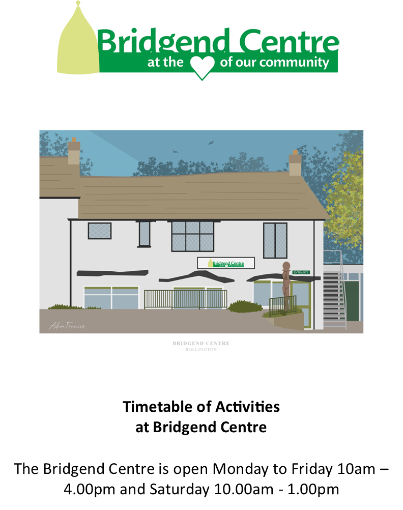 Bridgend Centre activity leaflet July 2023