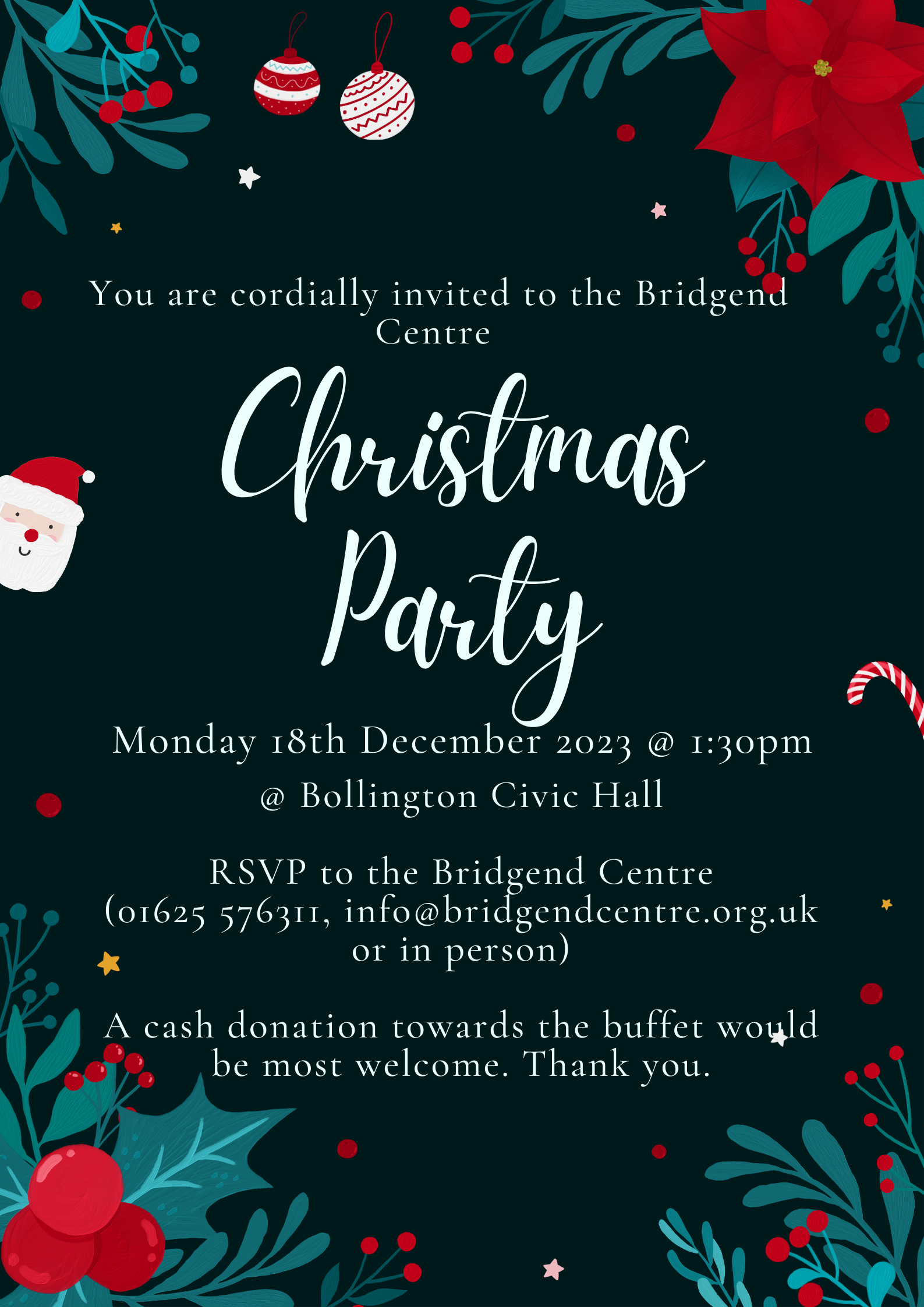 Christmas party Bridgend Centre