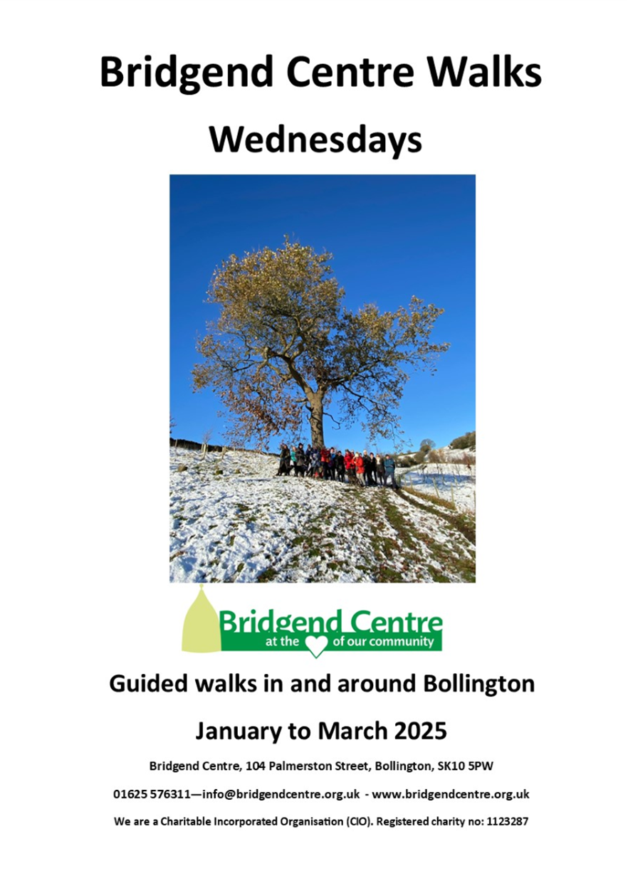 Wednesday walks leaflet January to March 2025