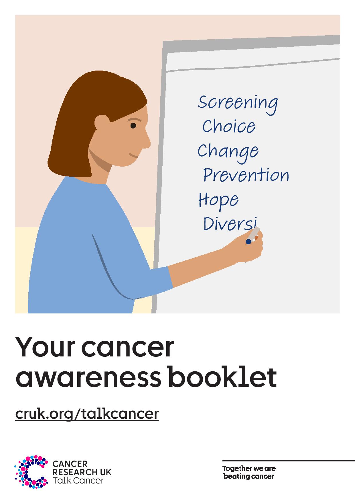 Cancer Awareness Booklet – Cancer Research UK