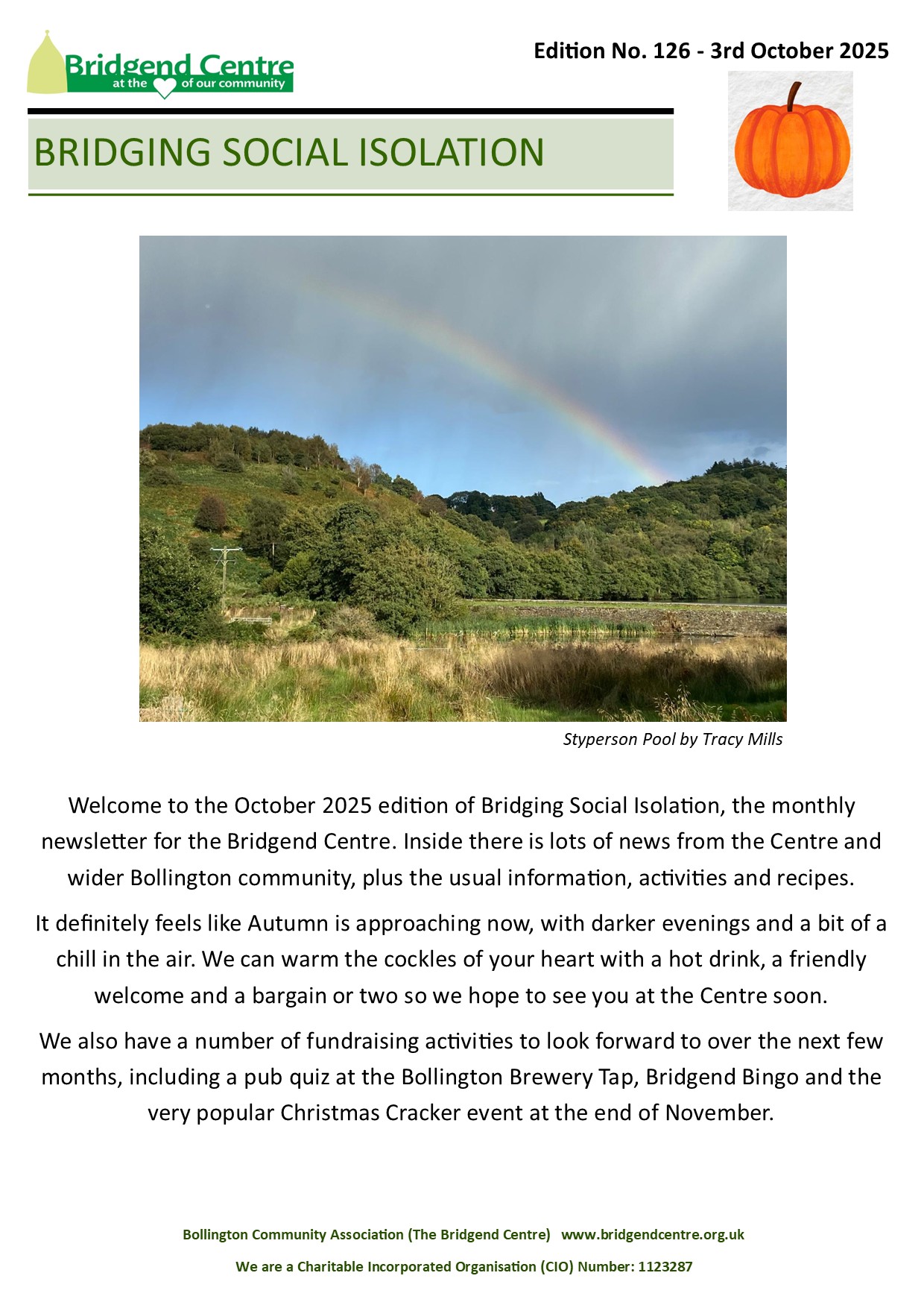 Bridging Social Isolation – No 126 – 3rd October 2025
