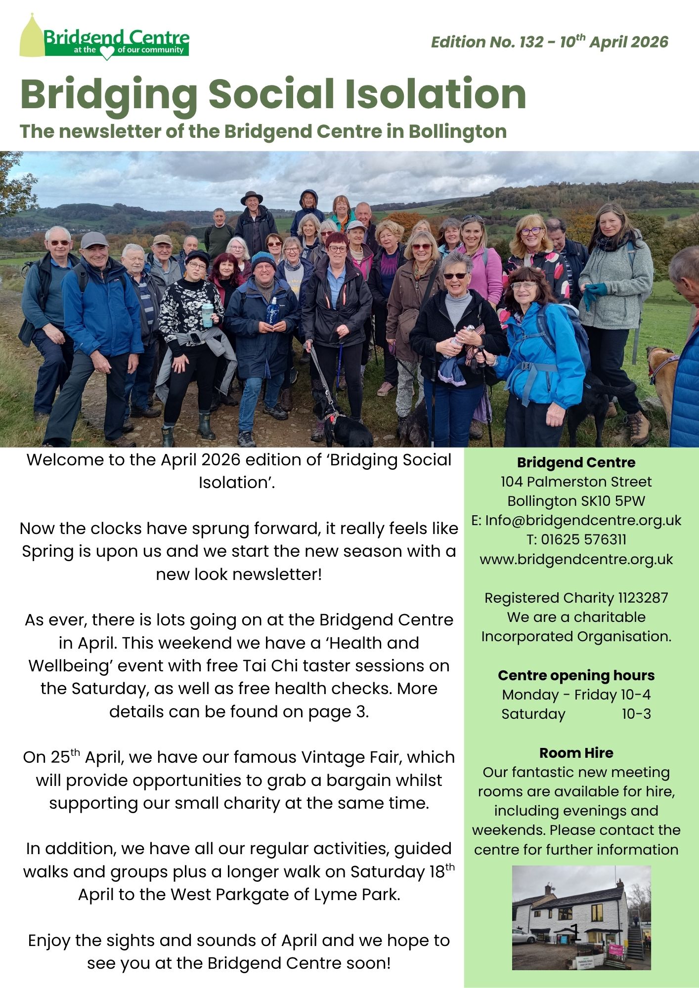 Bridging Social Isolation – No 132 – 10th April 2026